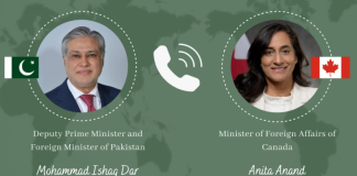 Pakistan, Canada Discuss Regional Security, Makkah Defence Agreement and US-Iran Situation