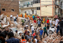 Six Killed in Tragic New Delhi Building Collapse as Rescue Operation Continues