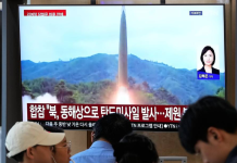 North Korea Fires Two Suspected Ballistic Missiles Toward Sea of Japan